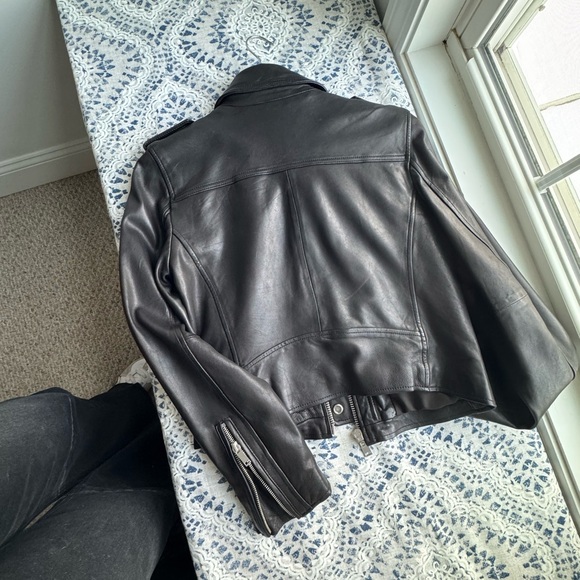 Gap leather Moto jacket size XS - Picture 4 of 4